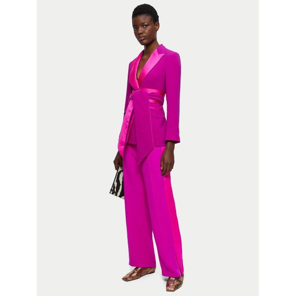 Jigsaw Wide Leg Tuxedo Trouser