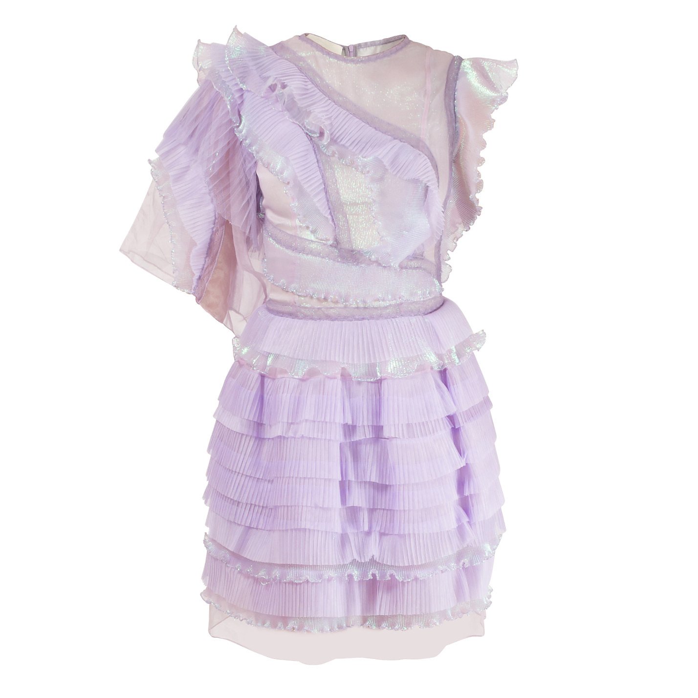 jagger tiered mesh dress