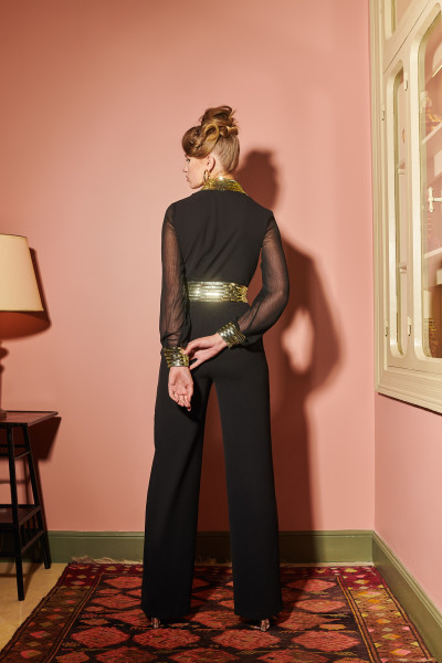 Maison Souraya Goldfinger Jumpsuit