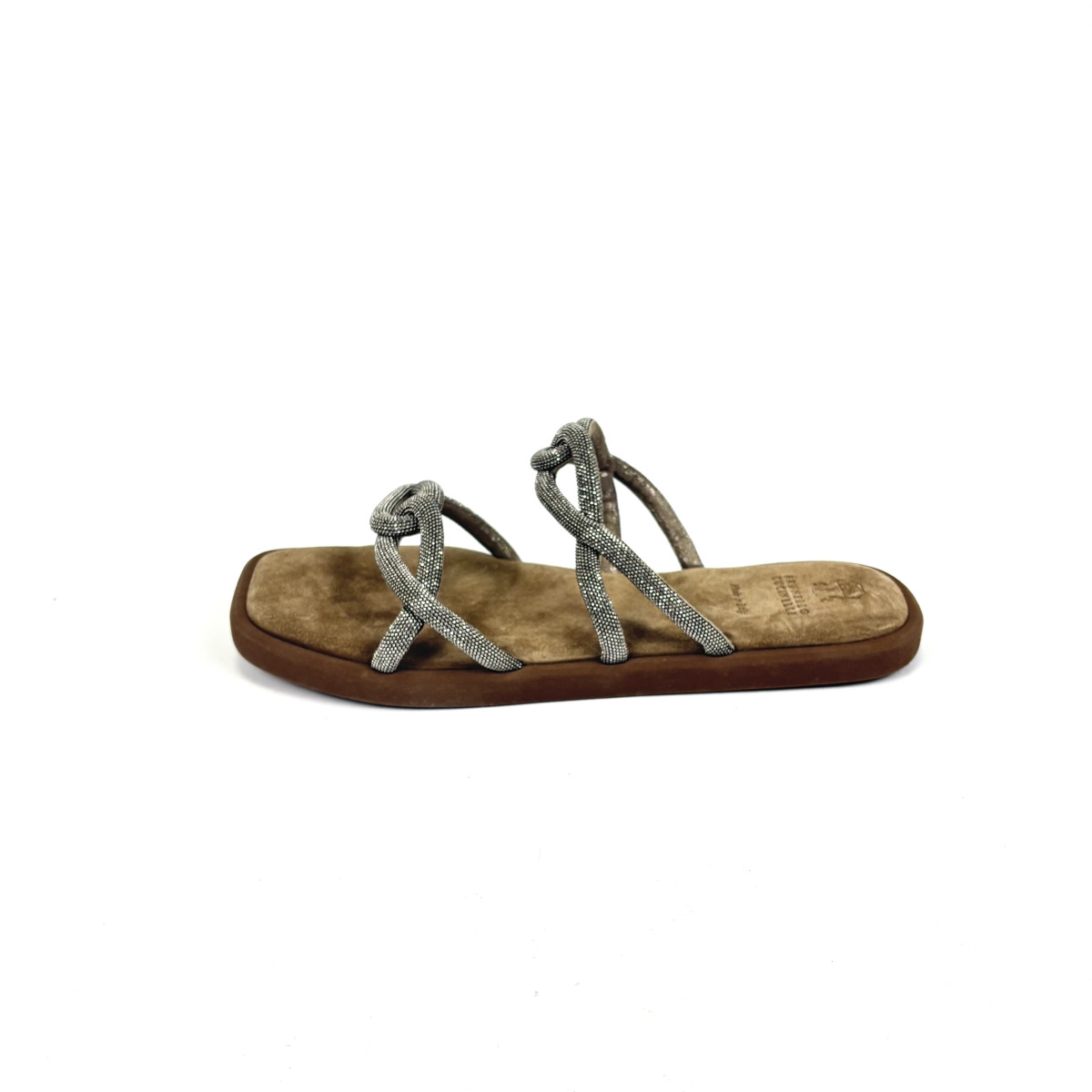 Brunello Cucinelli Embellished Chain Link Sandals