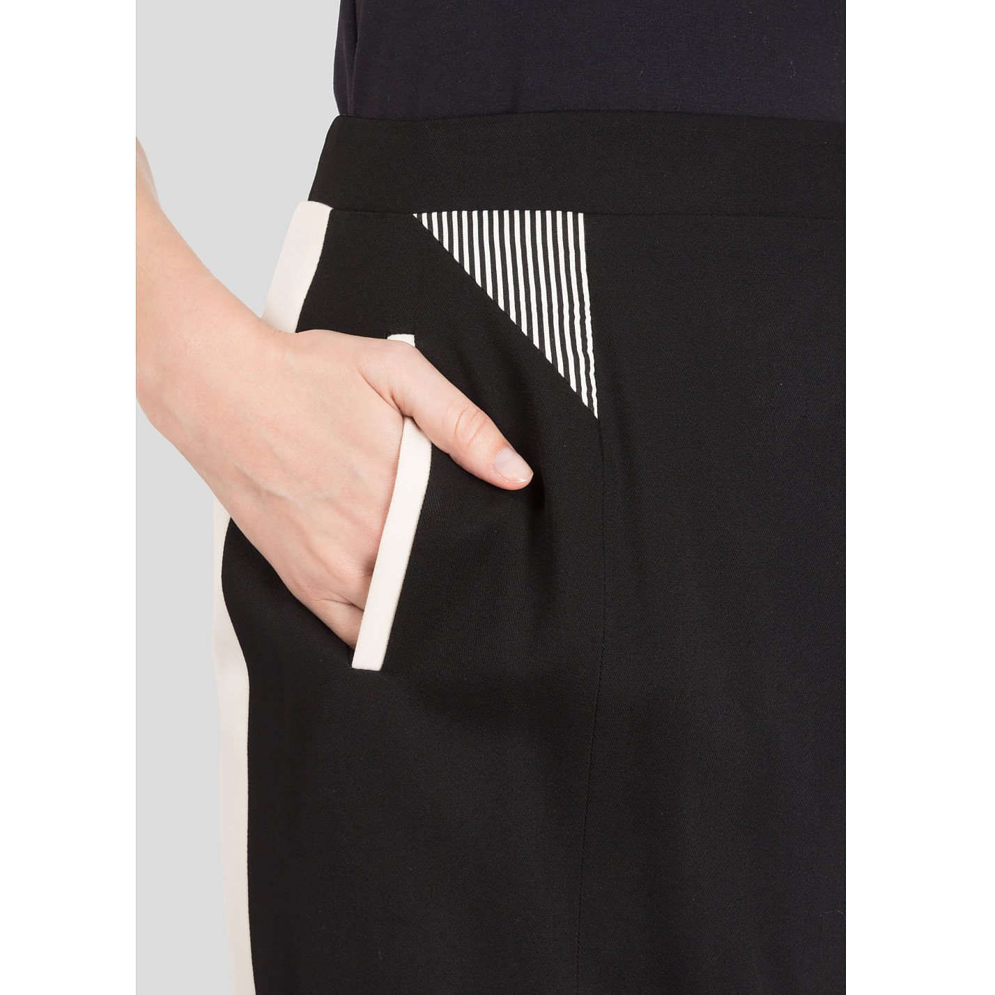 Jonathan Saunders Mini Skirt With Stripe Details
