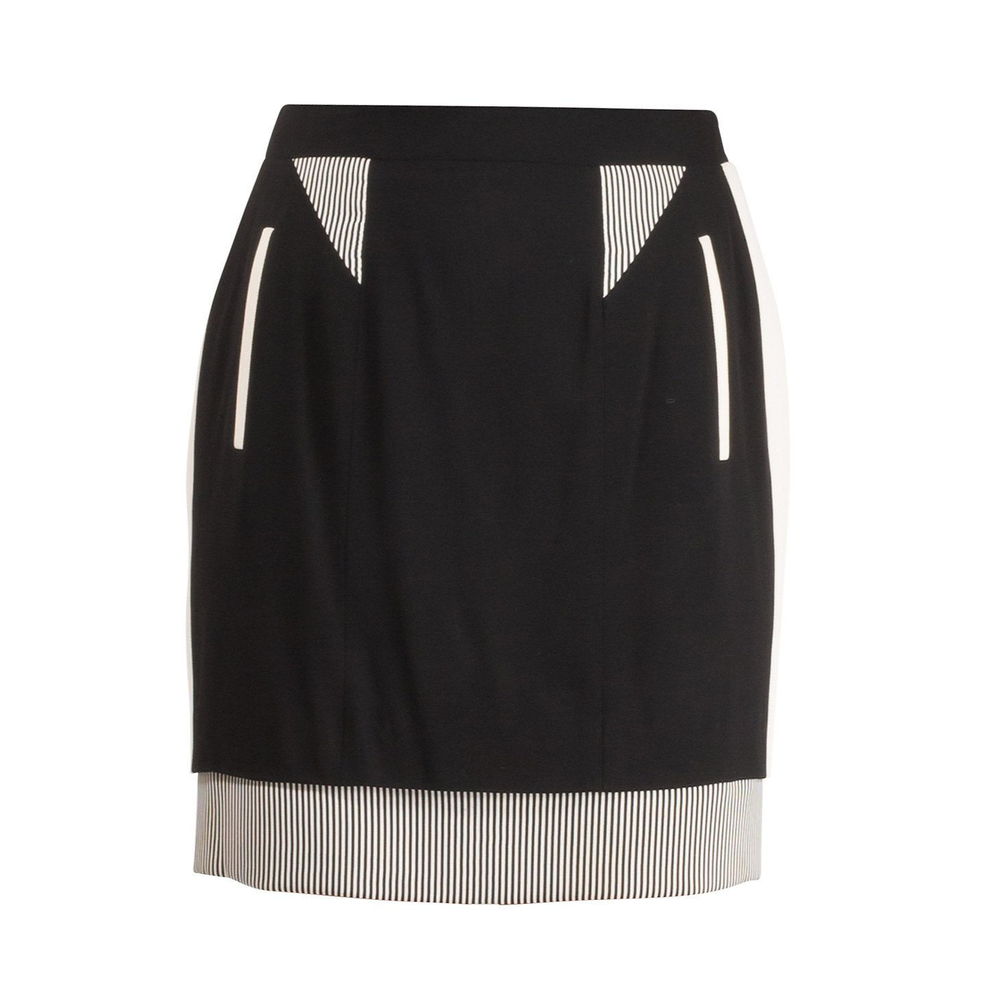 Jonathan Saunders Mini Skirt With Stripe Details