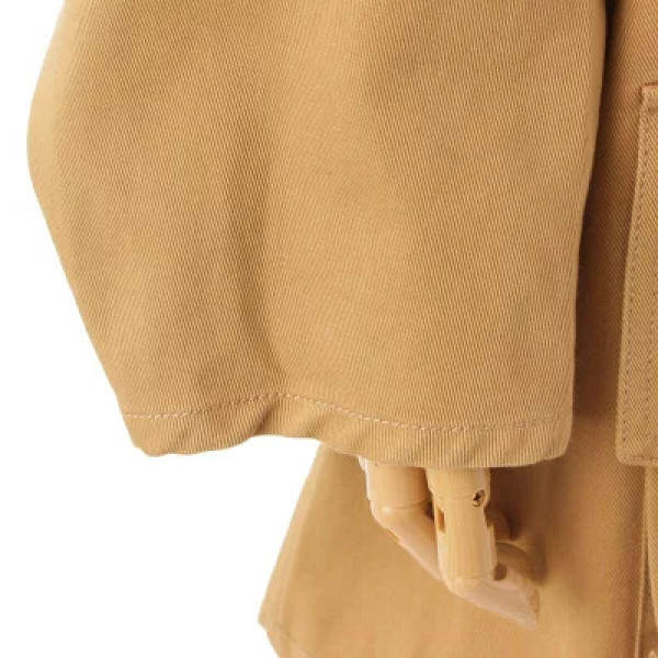 Loewe Patch Pocket Military Parka In Beige