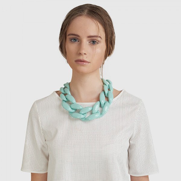 Diana Broussard Nate Necklace In Mint