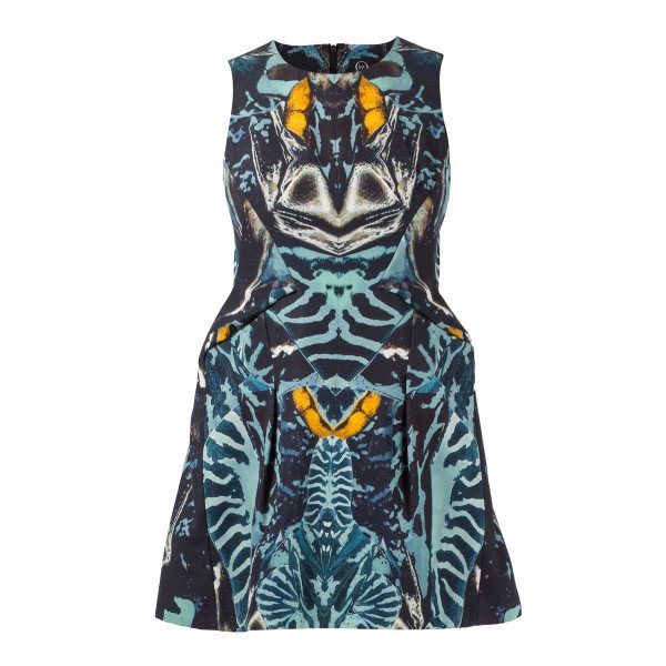 Alexander McQueen Printed Mini Dress