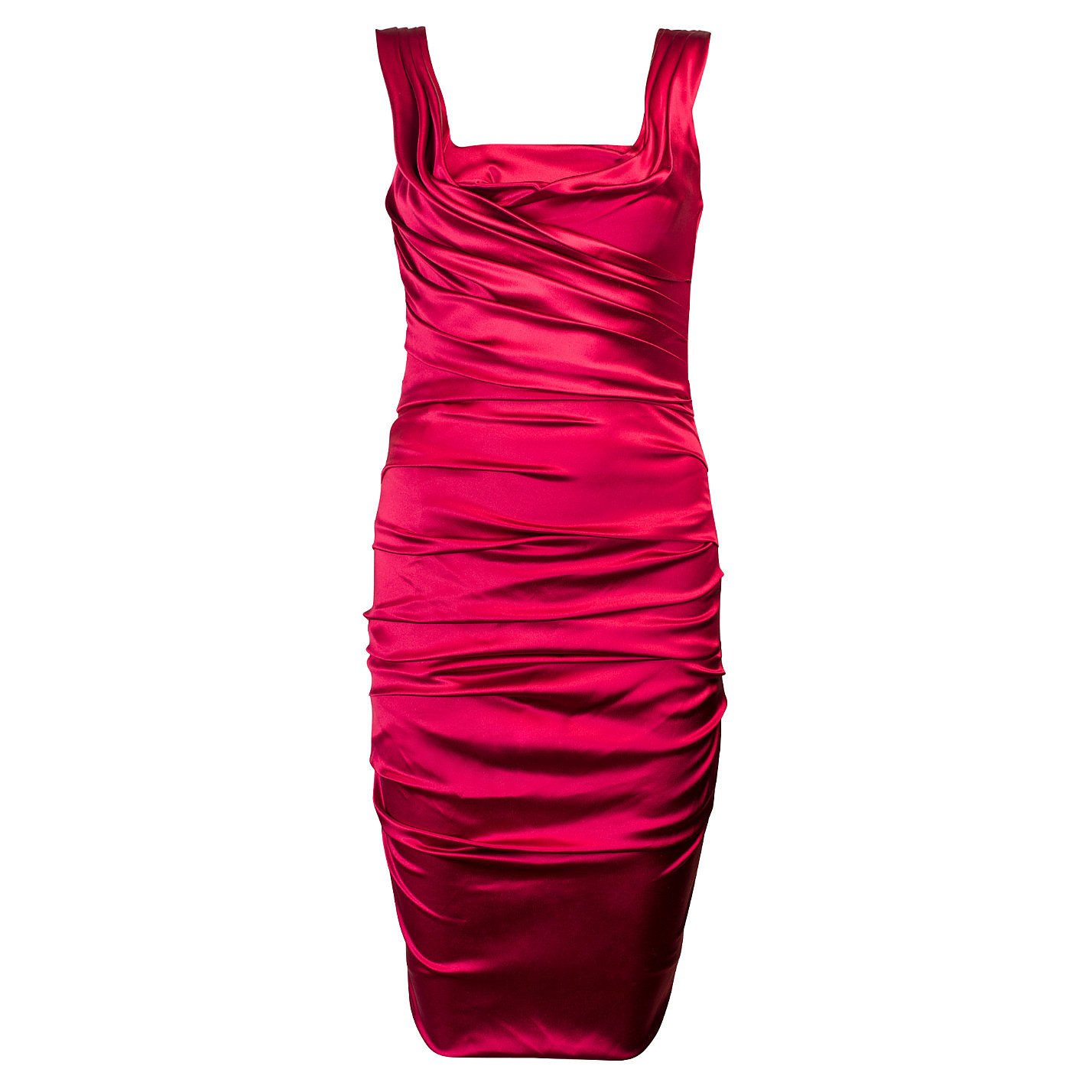 Rent or Buy DOLCE & GABBANA Ruched Stretch-Satin Dress from 