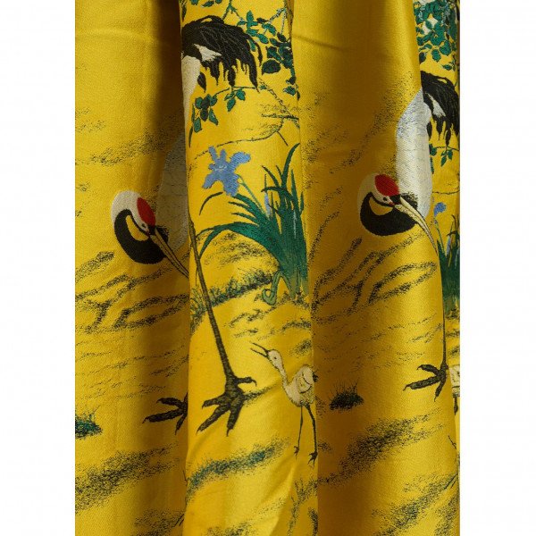 Vintage Stork Detailed Long Skirt