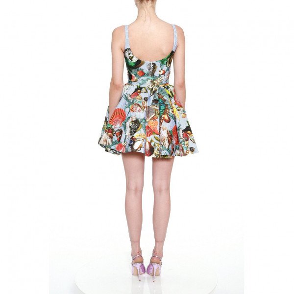 Mary Katrantzou Tivolio Shell Print Dress