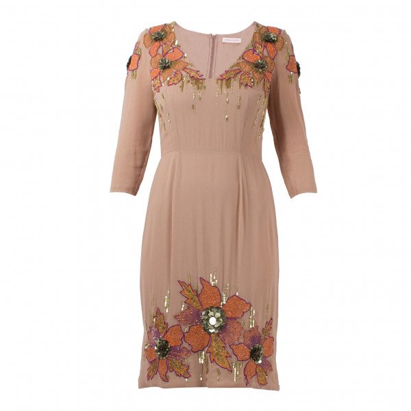 Matthew Williamson Floral Embellishment Dress