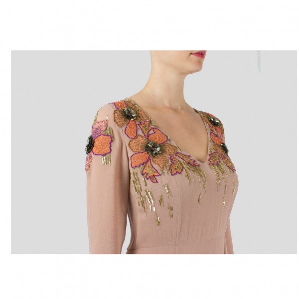 Matthew Williamson Floral Embellishment Dress