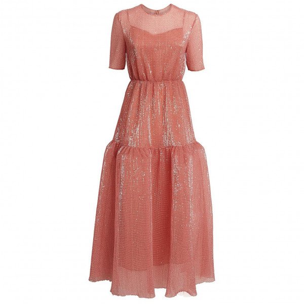 Huishan Zhang Peggy Sequin-Embellished Dress