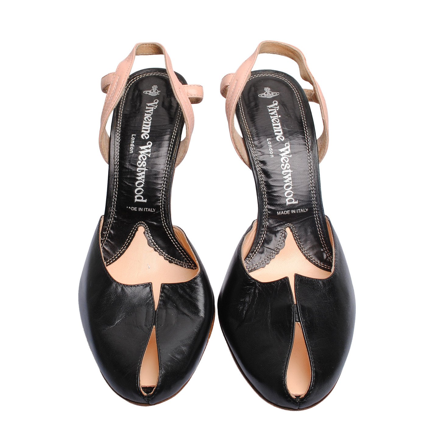 Vivienne Westwood Leather Peep-Toe Pumps
