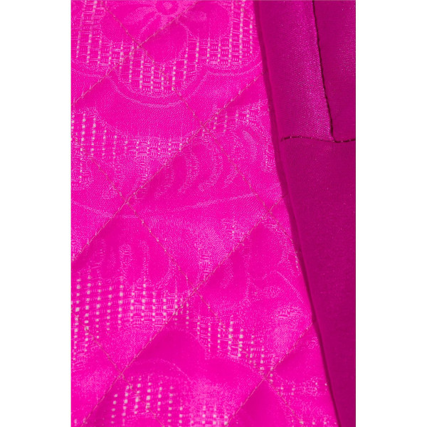 Isabel Marant Kade Quilted Neon Silk-Organdy Jacket