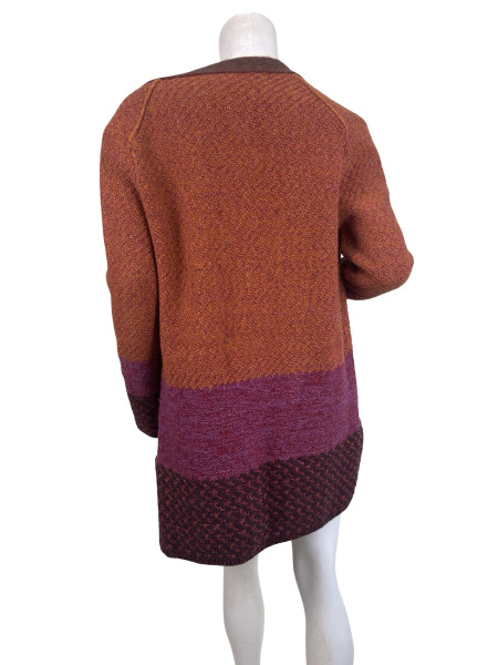 Louis Vuitton Oversized Colour Block Chunky Knit Cardigan