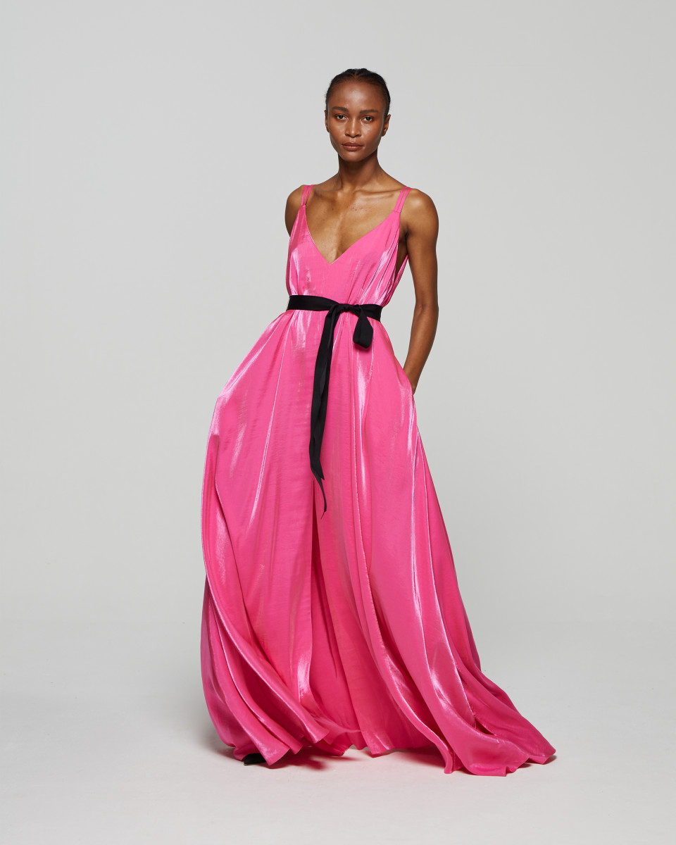 Serena Bute Ibiza Dress - Fluro Pink