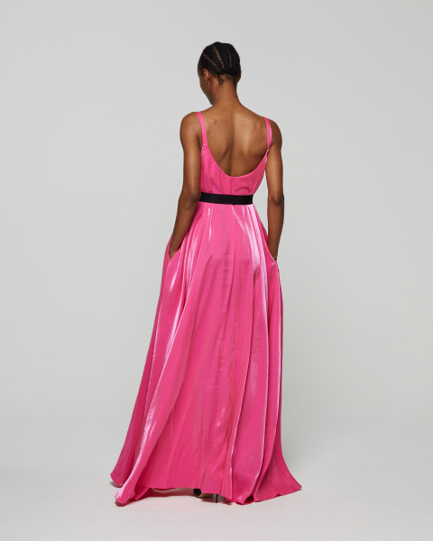 Serena Bute Ibiza Dress - Fluro Pink