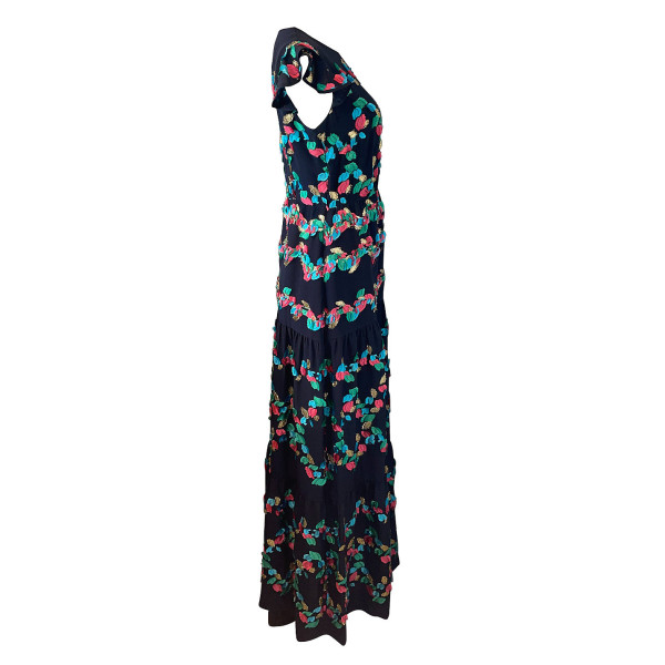 Peter Pilotto Appliqué Maxi Dress