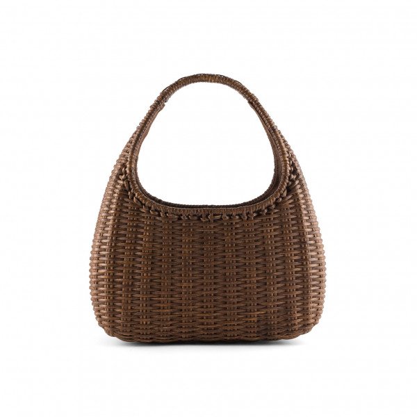 Ferragamo wicker outlet bag