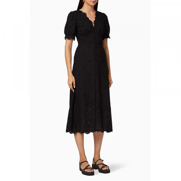 Whistles Broderie Midi Dress