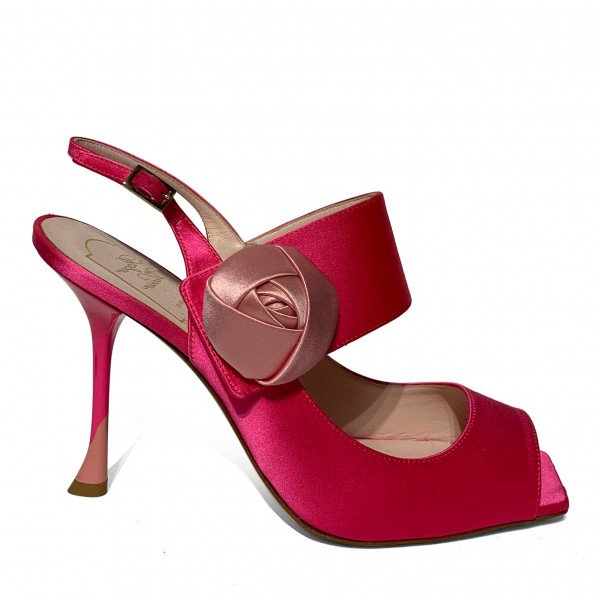 Roger Vivier Rose Button Sandals