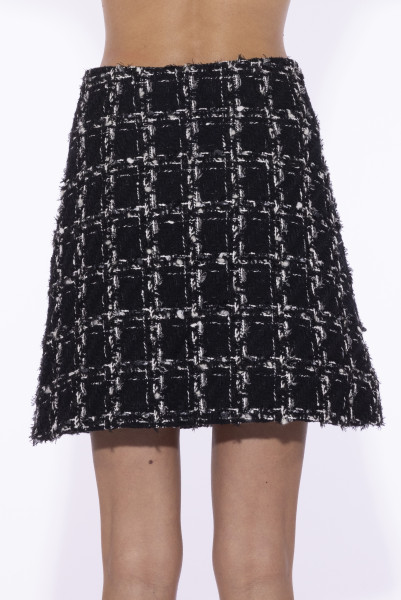 Giambattista Valli A-line mini skirt in bouclé