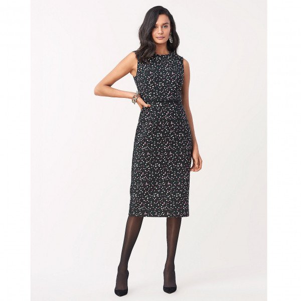 Diane von Furstenberg Pace Stretch Jacquard Dress