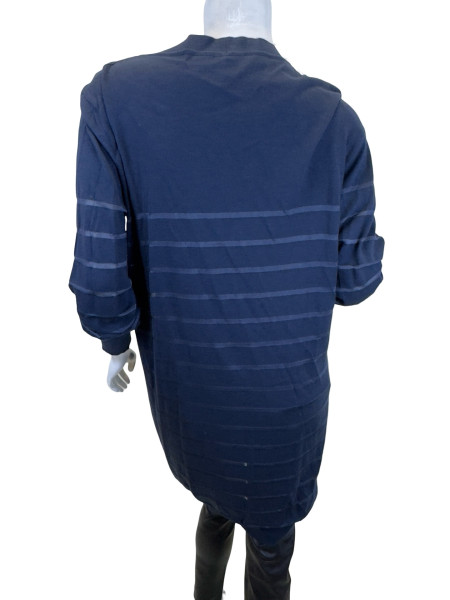 Fendi Navy Striped Long Cardigan