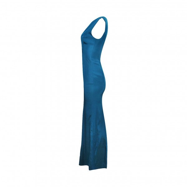 Emilio De La Morena Silk Fitted Gown