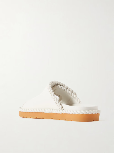Bottega Veneta Jack braided leather slides