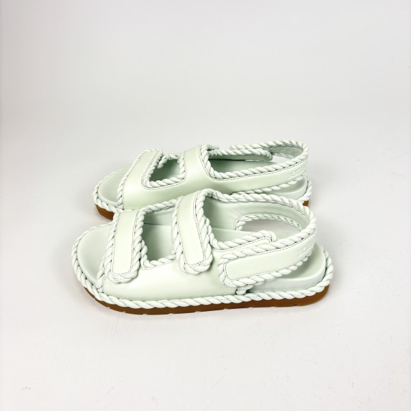 Bottega Veneta Jack braided leather slides