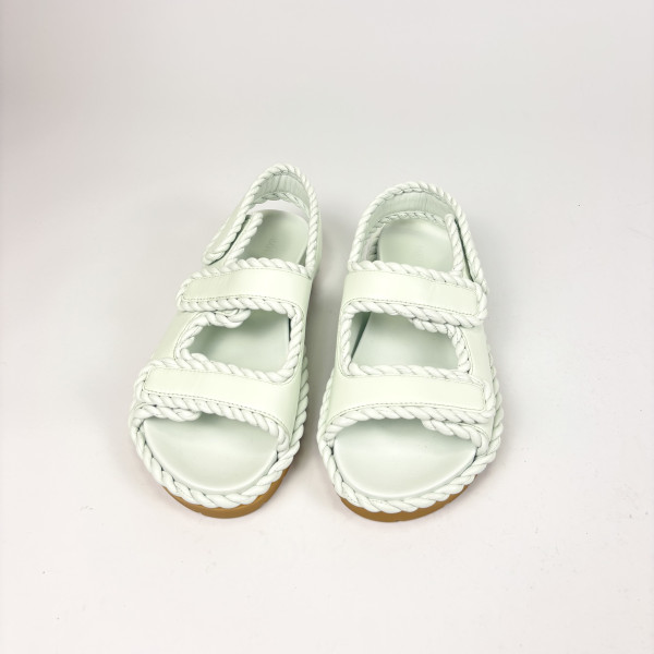 Bottega Veneta Jack braided leather slides