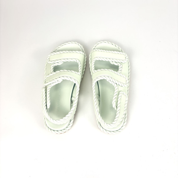 Bottega Veneta Jack braided leather slides
