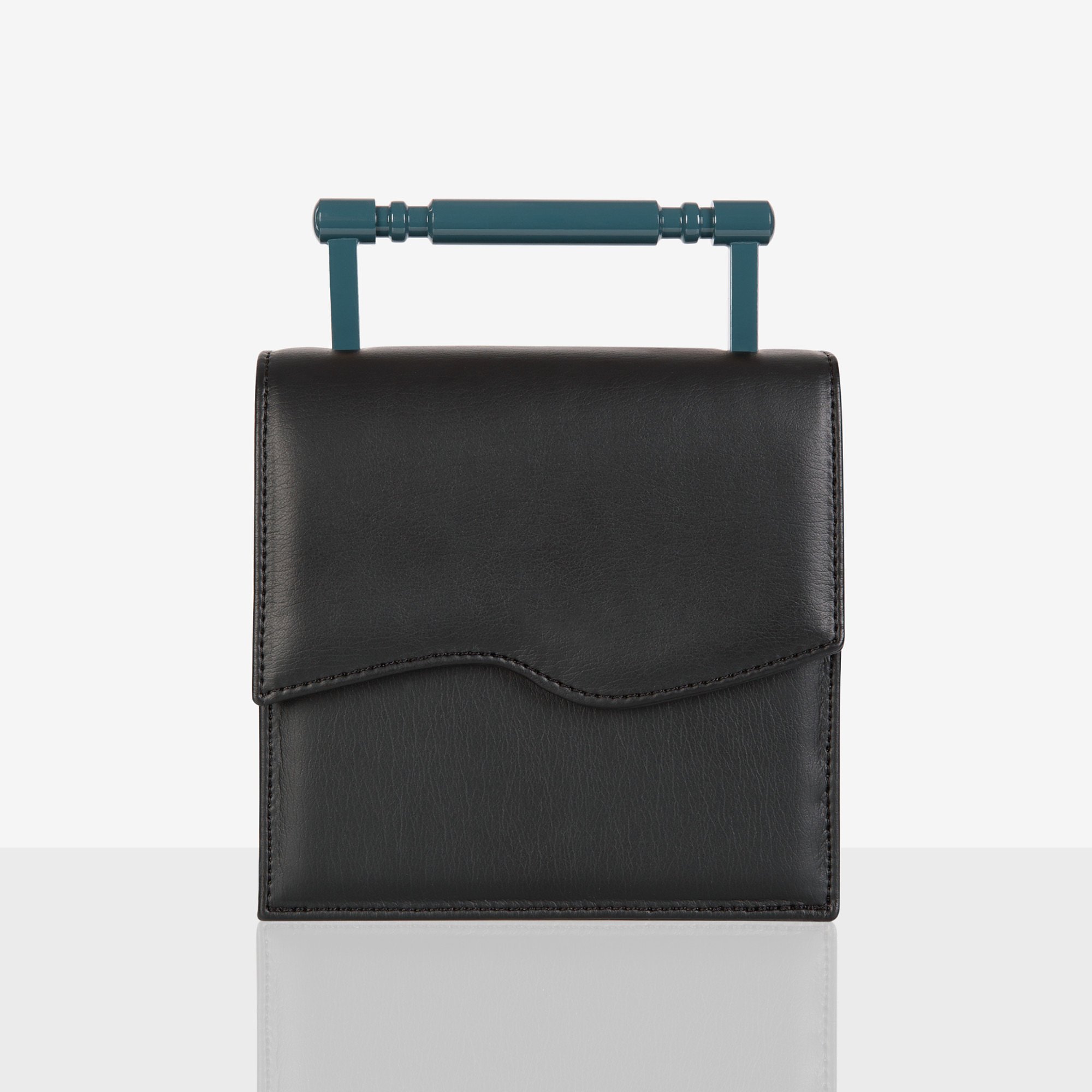 Mashu Iris Black And Blue Bag