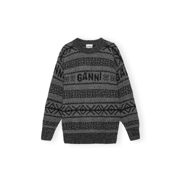 Rent Buy Ganni Ganni Lambswool Pullover | MY WARDROBE HQ
