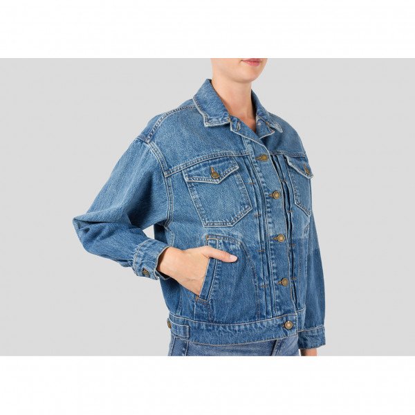 Rent Buy Iden Shadow Wash Denim Jacket MY WARDROBE HQ