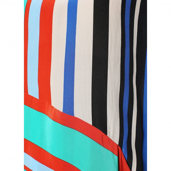 Diane von Furstenberg Striped Silk Top