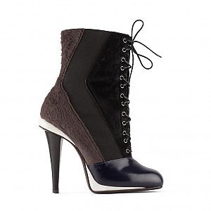 Rent Buy Fendi Panelled Pony Skin Boots MY WARDROBE HQ