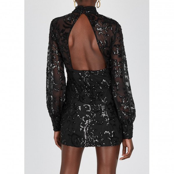 ALEXIS Franciska Embellished Mini Dress