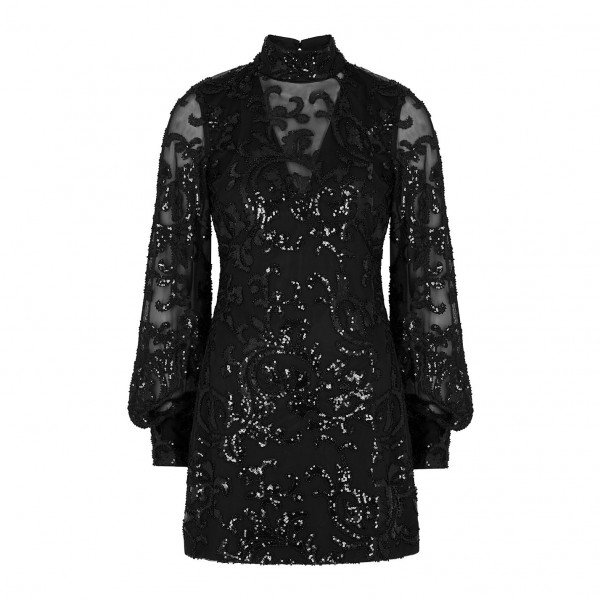 ALEXIS Franciska Embellished Mini Dress