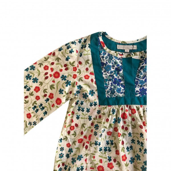 Jigsaw Junior Floral Print Kaftan Top