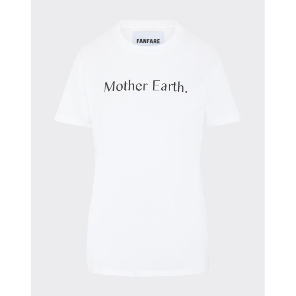 Fanfare Label 100% GOTs Certified Organic Cotton Mother Earth T-shirt