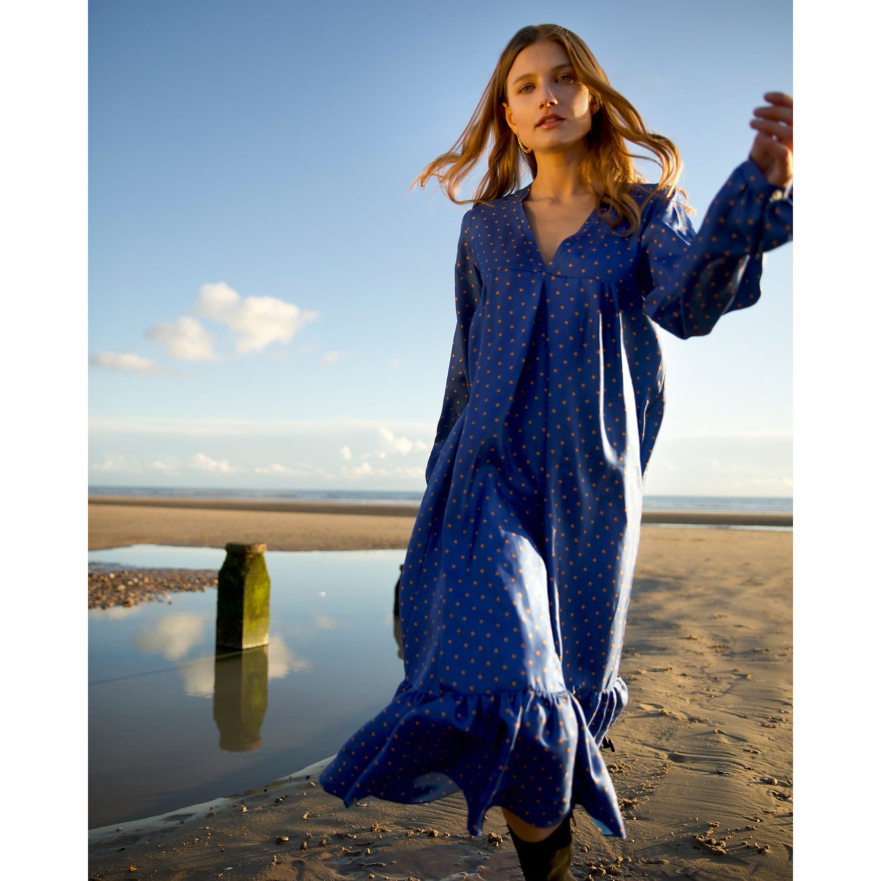 Lisou Star Print Maxi Dress