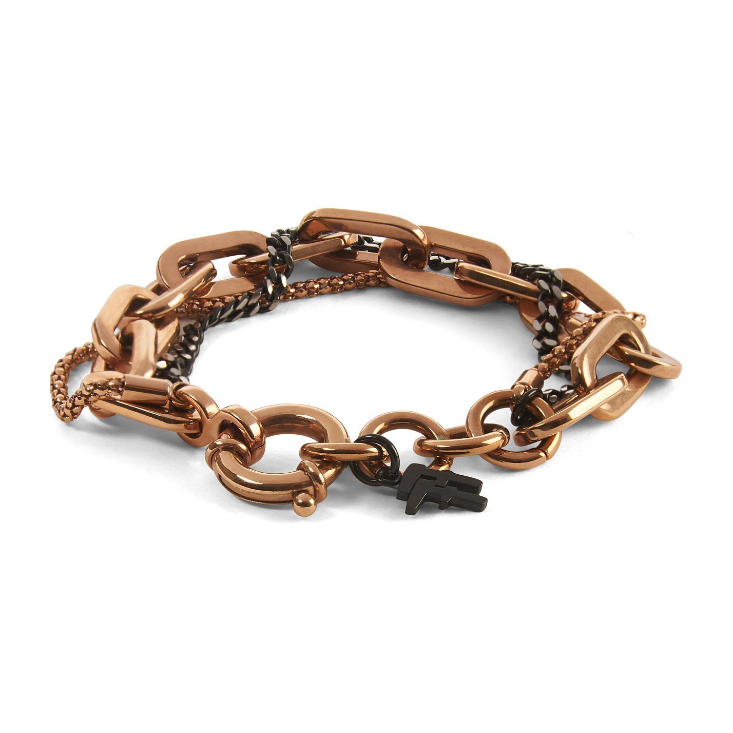 Vintage FF Bronze Style Bracelet