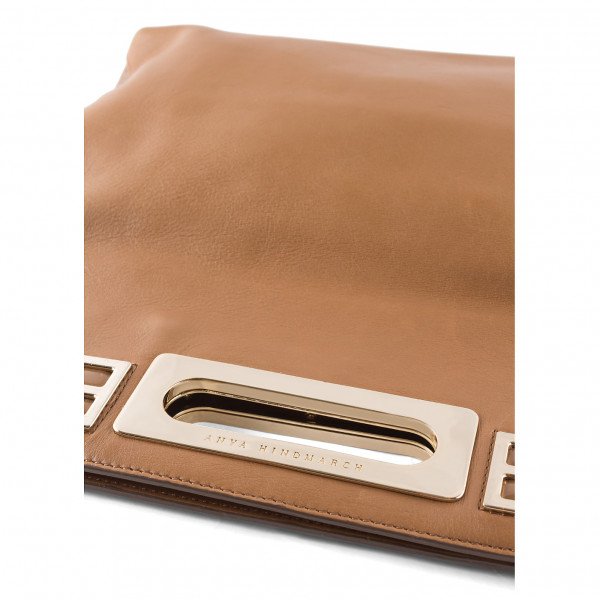 Anya Hindmarch Foldover Leather Clutch
