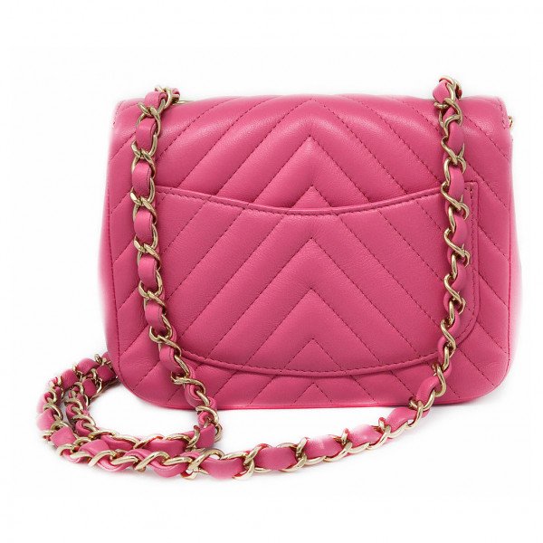 CHANEL Mini Chevron Flap Bag