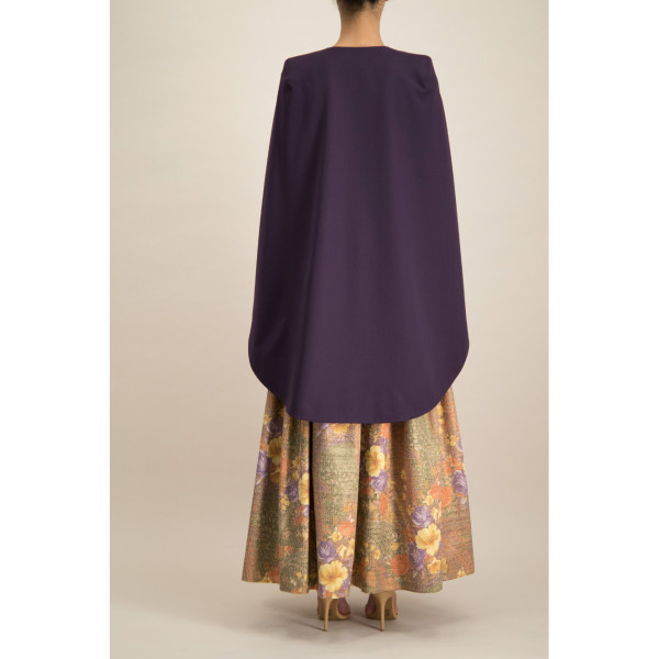 Monique Singh Gabardine Cape Jacket