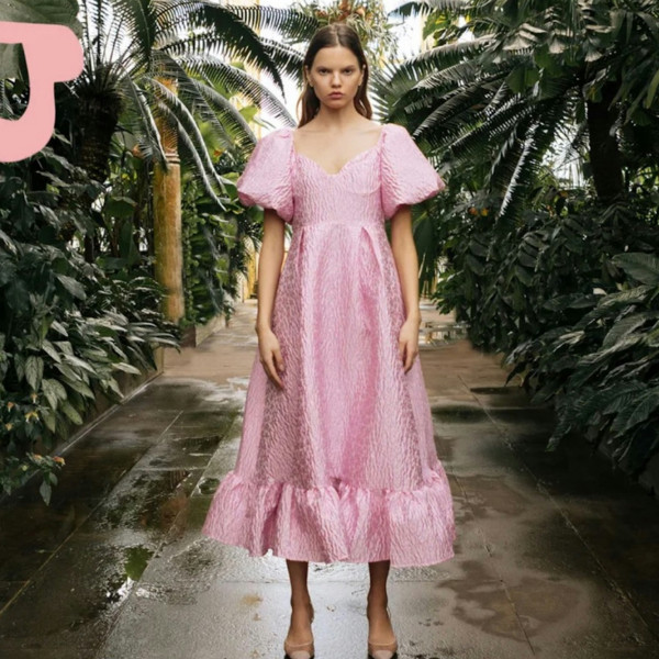 Sister Jane Dream Sweetness Jacquard Maxi Dress