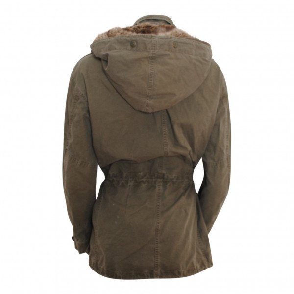 Ralph Lauren Cargo Jacket With Faux Fur Hood