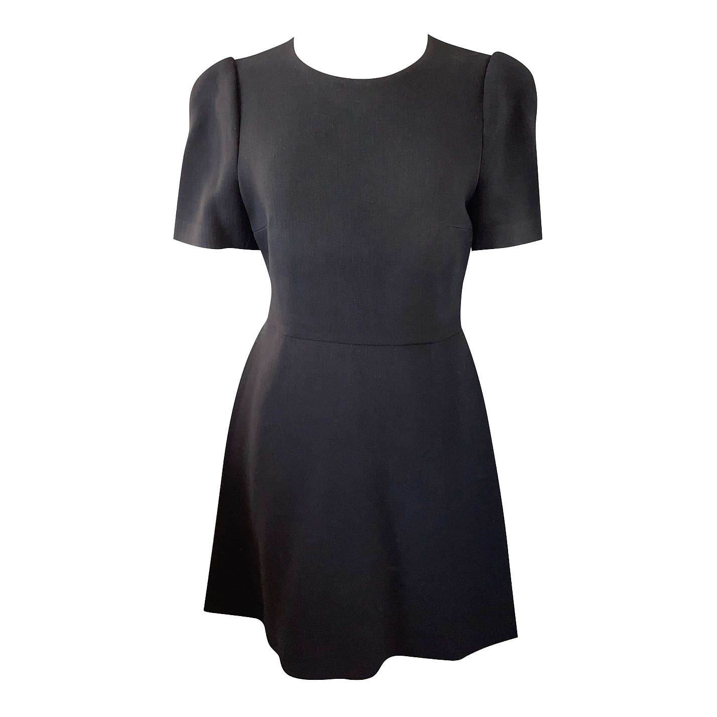 PRADA Mini Dress With Pleat & Button Detail