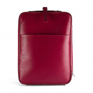 Louis Vuitton, Bags, Pegase 55 Black Epi Leather Roller Luggage